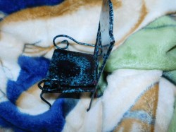 iron chair side